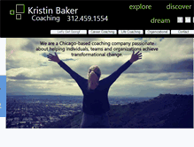 Tablet Screenshot of kristinbakercoaching.com